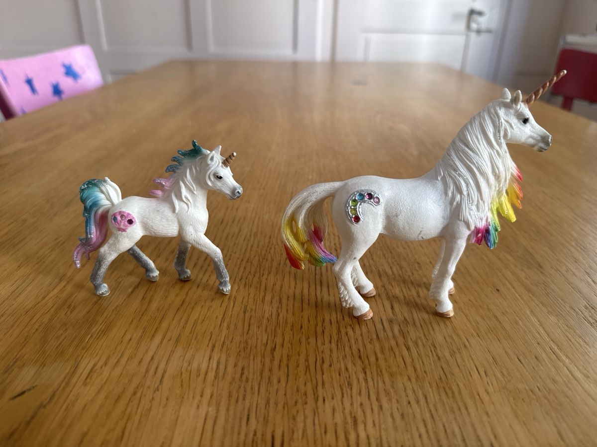 Schleich Figuren: 2 Schleich Einhörner – Gebraucht aus Zuerich von Rufab 1