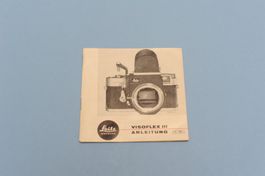 Leitz Leica VISOFLEX III ANLEITUNG - Versand kostenlos