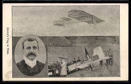 Wien, Bleriot's Flugzeug nach dem Start 