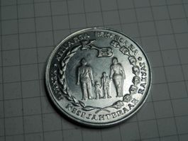Indonesien 5 Rupiah, 1974 FAO - Familienplanung