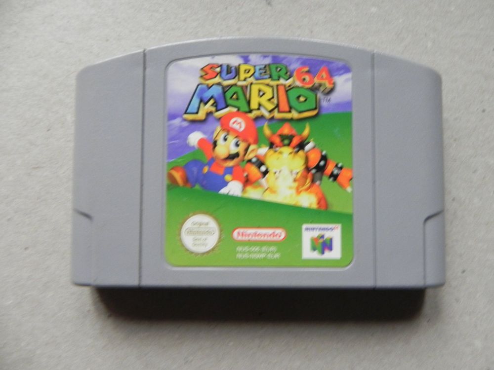 Nintendo 64 Game Super Mario Sterne Sammeln Top Spiel (Gebraucht) in ...