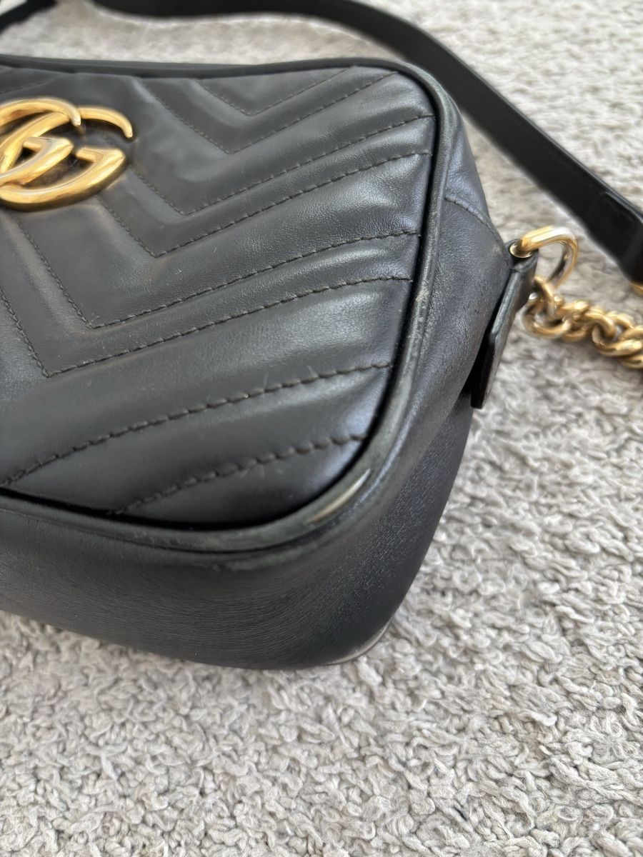 Gucci Borse da donna: Gucci Marmont camera bag nera – Usato da Riva San Vitale venduto da Margherita81 3