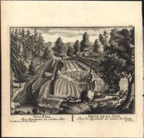Süsch-Fall  von Herrliberger 1756