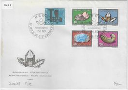 PP 1960 FDC B96-B100 ohne Adresse