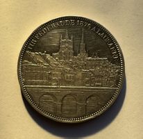 1876 5 Franken Lausanne Silber