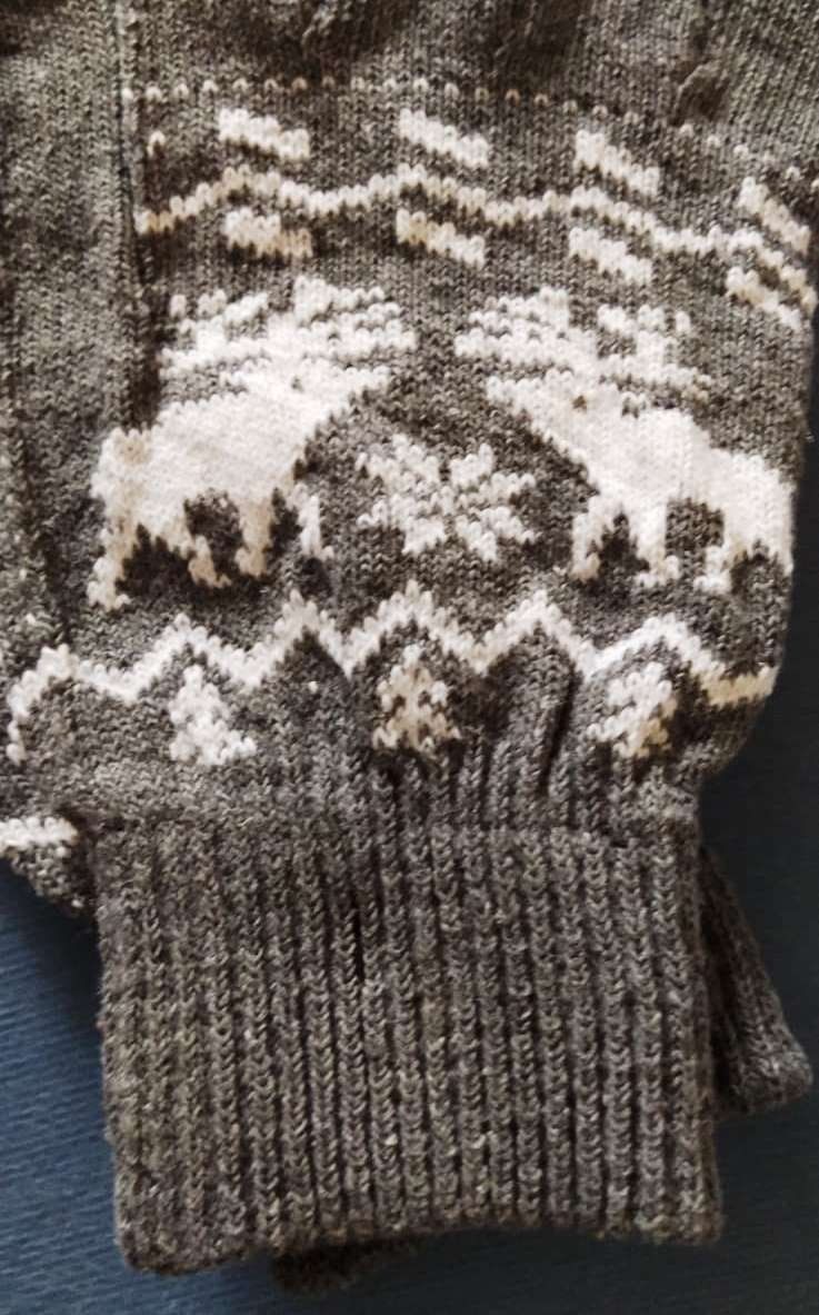 Guanti & manicotti: Winterhandschuhe mit Hirschmuster – Nuovo e nell'imballaggio originale da Zürich venduto da 1-2-3 3