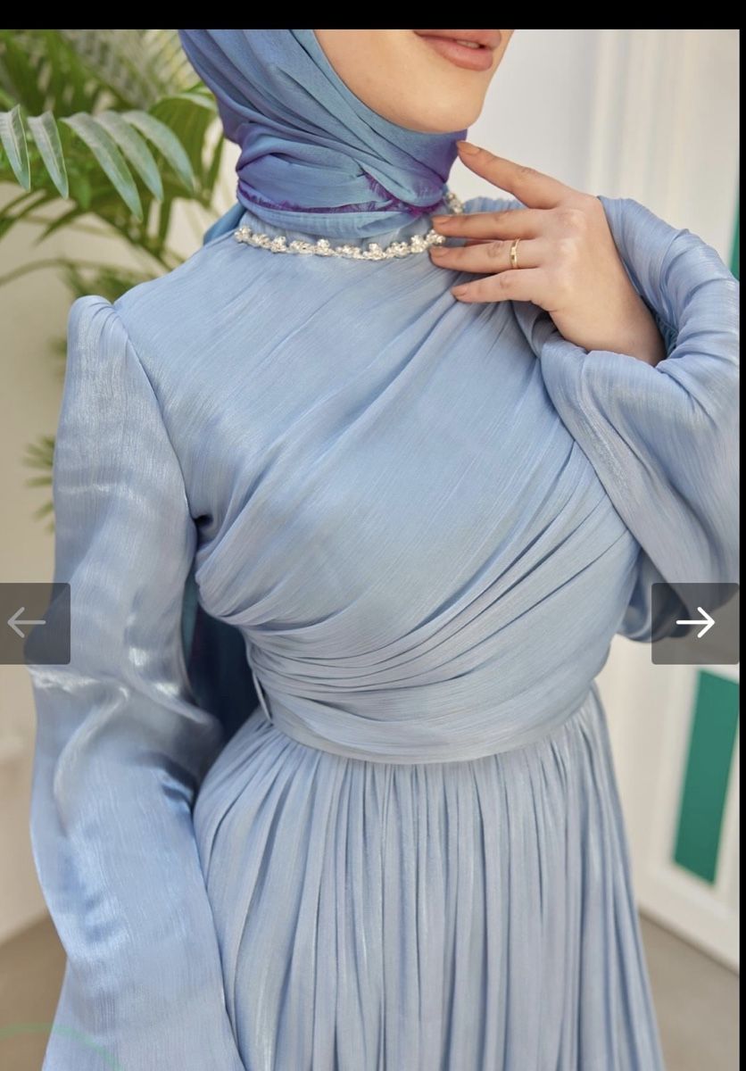 Vestiti: Wunderschönes, langes, hellblaues Kleid - Grösse 40 /L! – Usato da Winterthur venduto da ebos1
