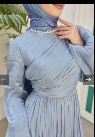 Wunderschönes, langes, hellblaues Kleid - Grösse 40 /L!
