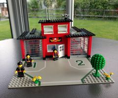 Lego 6382 Feuerwehrstation von 1981 - Komplett! Selten