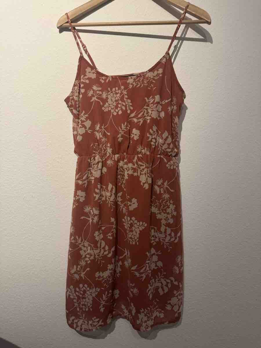 Vestiti: Sommerkleid mit Blumenmuster rostrot – Usato da Muttenz venduto da veroo8
