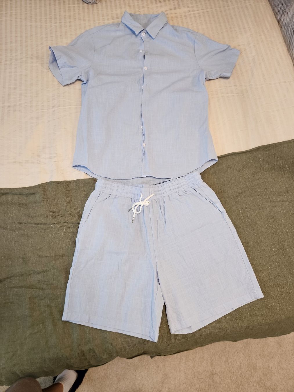 Lotti di vestiti: Herren-Set Hellblau (Größe M) – Nuovo e nell'imballaggio originale da Egg b. Zürich venduto da Mar_k9vy