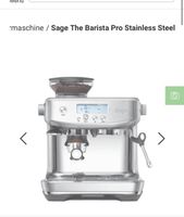 Sage Barista Pro, Edelstahl, neuwertig, Top Zustand! (53)