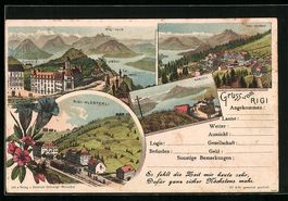 Litho Rigi, Rigi-Klösterli, Känzeli, R
