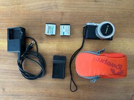 Panasonic Lumix GM1 + Objektiv 12-32 mm + Zubehör