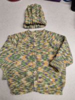 Neue handgestrickte Babyjacke und Mütze ab ca.  Gr. 74