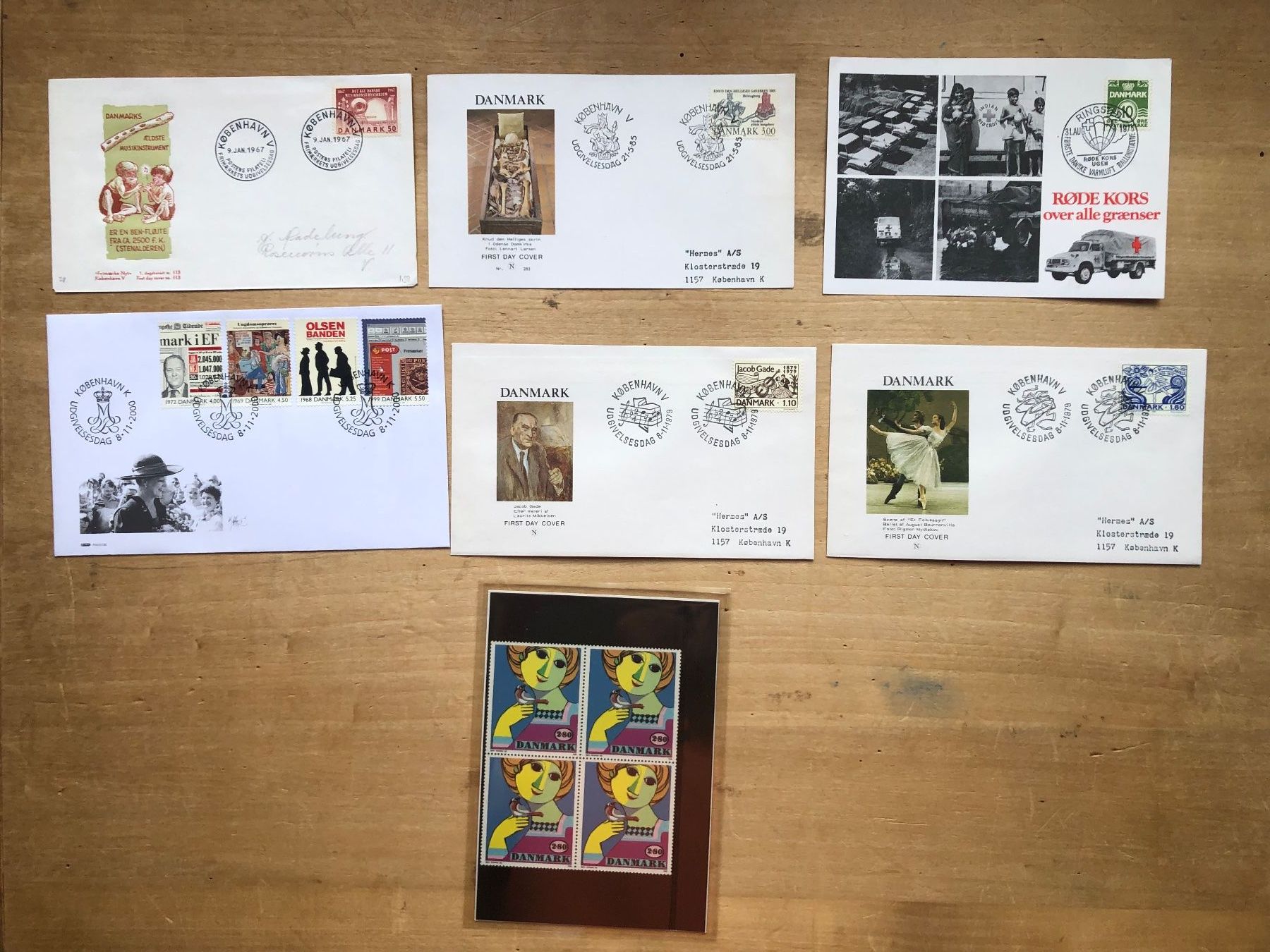 Alle Briefmarken: Danemark (FDC...) – Gebraucht aus Neuchâtel von Atahuallpa 1