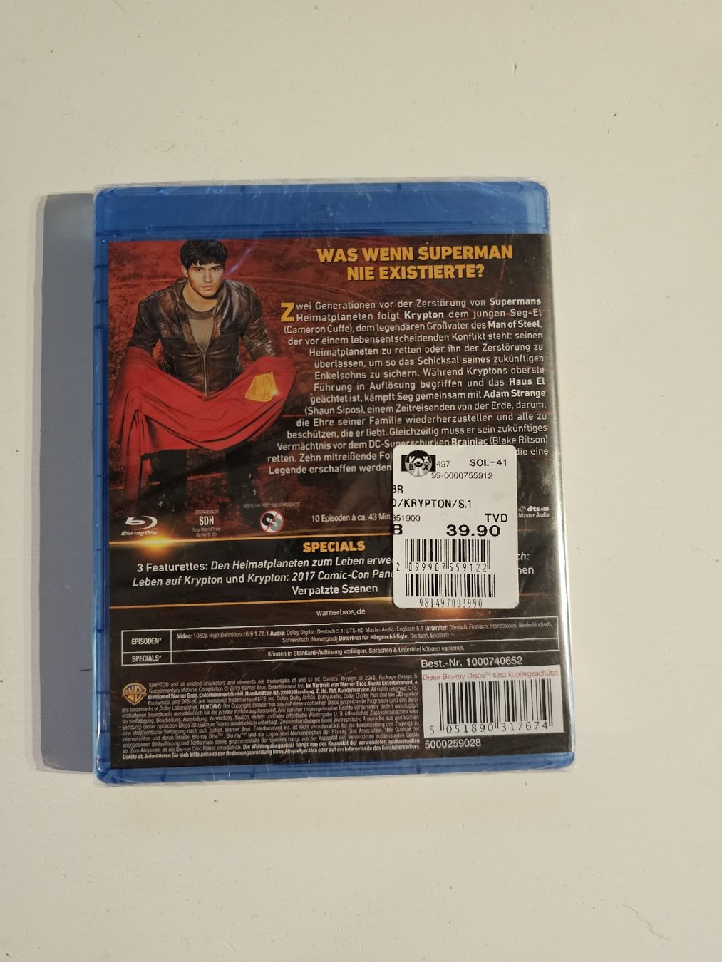 Alle DVDs: Krypton - Die komplette erste Staffel Blu-ray Disc – Neu und originalverpackt aus Solothurn von nat_8yg2 1