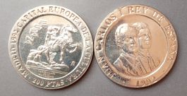 SPANIEN - ESPAÑA - 200 PESETAS 1992 - REITER - AUS ROLLE