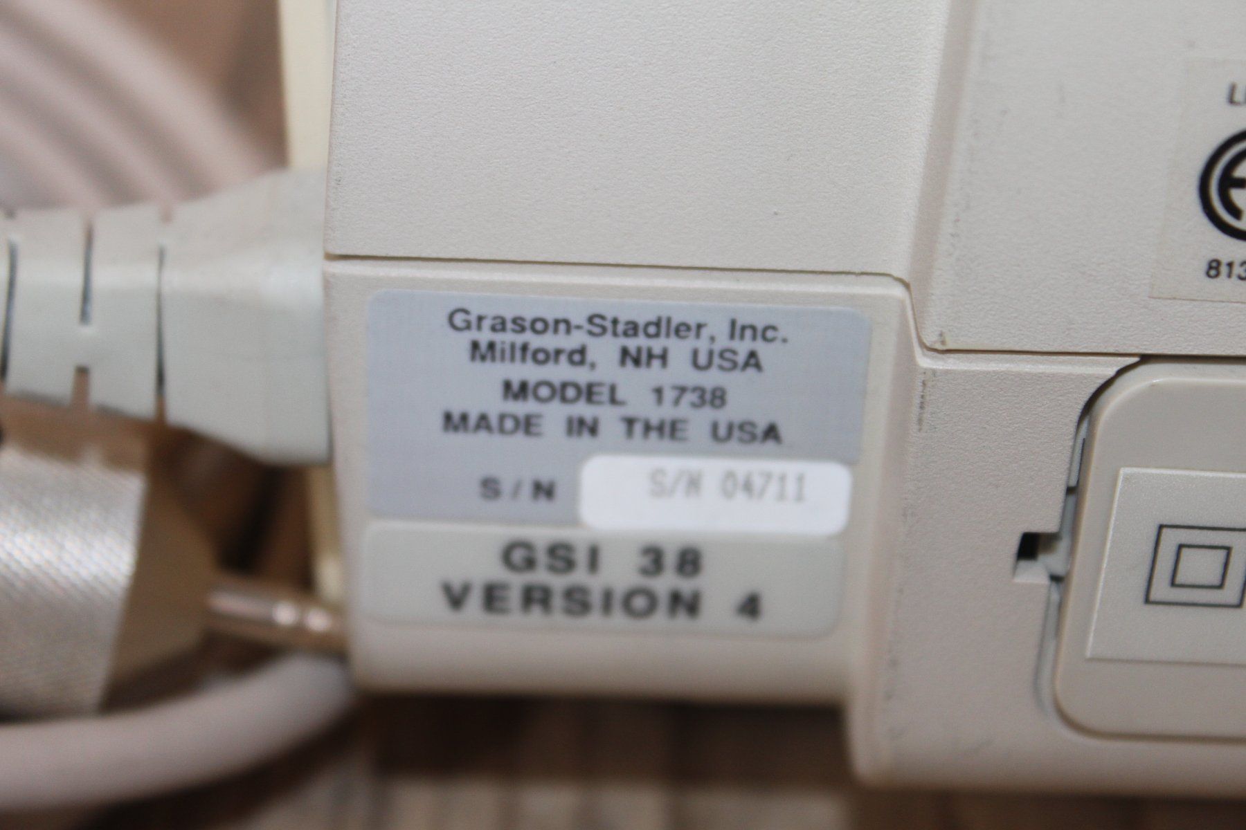 Attrezzature mediche: Grason-Stadler GSI 38 Version 4 Auto Tymp/Audiometer – Usato da Glarus venduto da Toni-Glarus 5