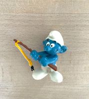 Angler-Schlumpf, Peyo, Schleich - Angelrute braun/gelb