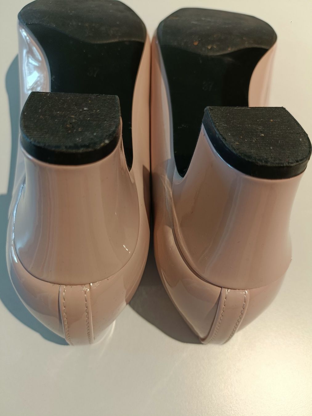 Damenschuhe: Pumps, Lackleder Rosa/Schwarz Gr.37 – Gebraucht aus Zollikofen von Proseco 2