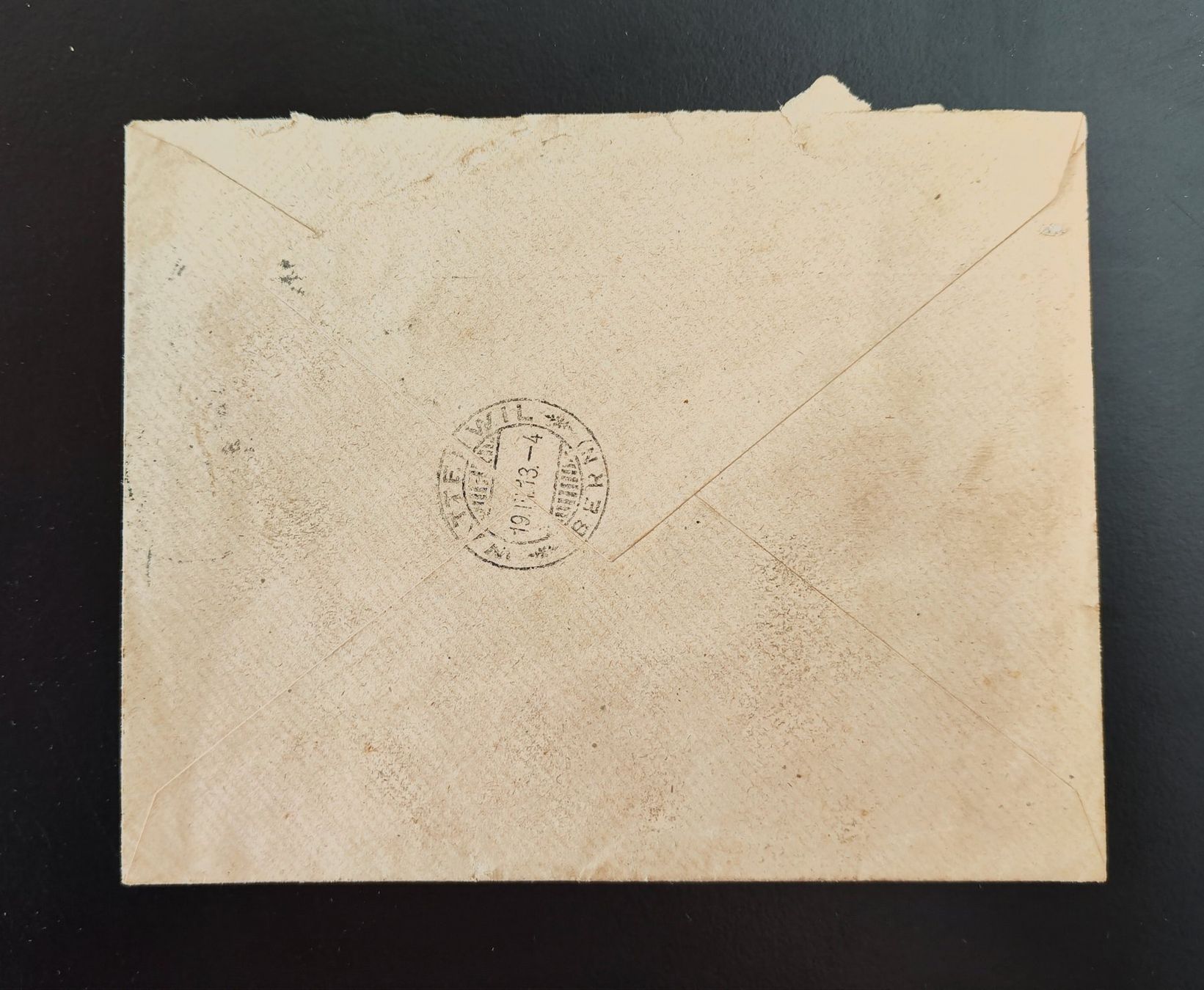 Couverts & Versandtaschen: Couvert Hirsbrunner Burgdorf 1913 – Gebraucht aus Lenzburg von Dani_Lenzburg 1