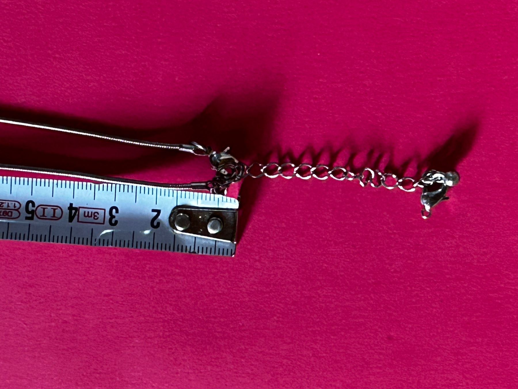 Ketten: Herz-Collier, Schlangen-Kette, Anhänger 40cm – Gebraucht aus Laufen von Bellavitaboom 9