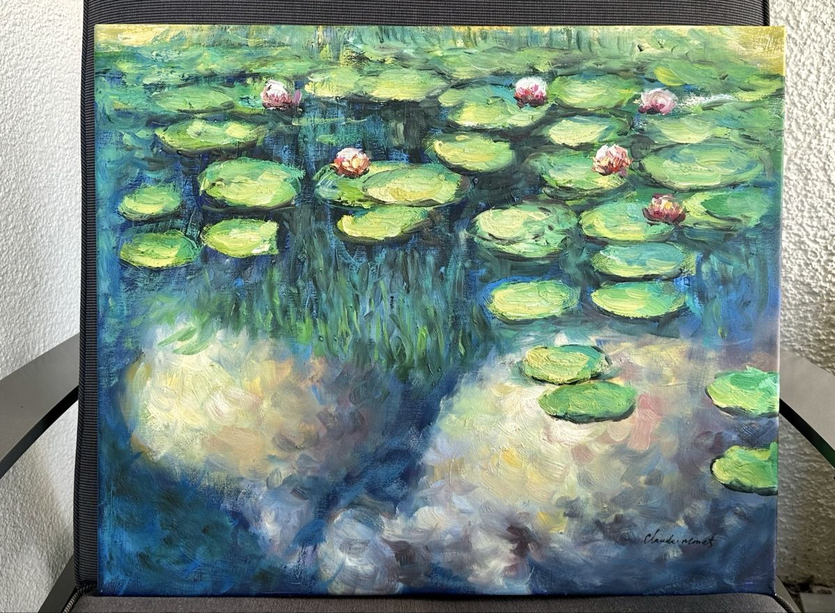 Tableaux: 4 x Seerosen von Claude Monet – D'occasion à Hittnau par willys03 1