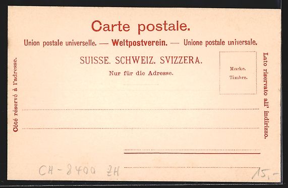 Cartoline postali: Winterthur, Strassenpartie am Museum und – Usato da Berlin venduto da bartko-reher 1