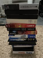 VHS-Kassetten Sammlung: Sony, TDK, Rolling Stones u.a.