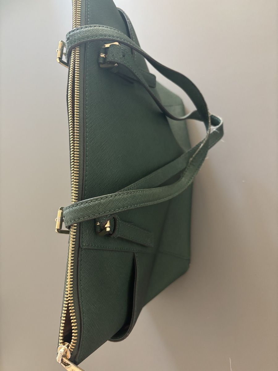 Michael Kors Taschen für Damen: Michael Kors Tasche dunkelgrün Leder  – Gebraucht aus Geroldswil von ele_7hkp 3