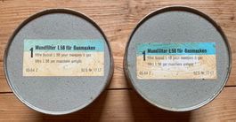 2 Mundfilter L58 für Gasmasken der CH Armee