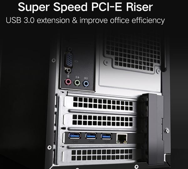 Hubs & Switches: PCI-E PCI E-Karte USB 3.0 HUB Ethernet – Neuf avec emballage d'origine à Unterägeri par RmOnline 2