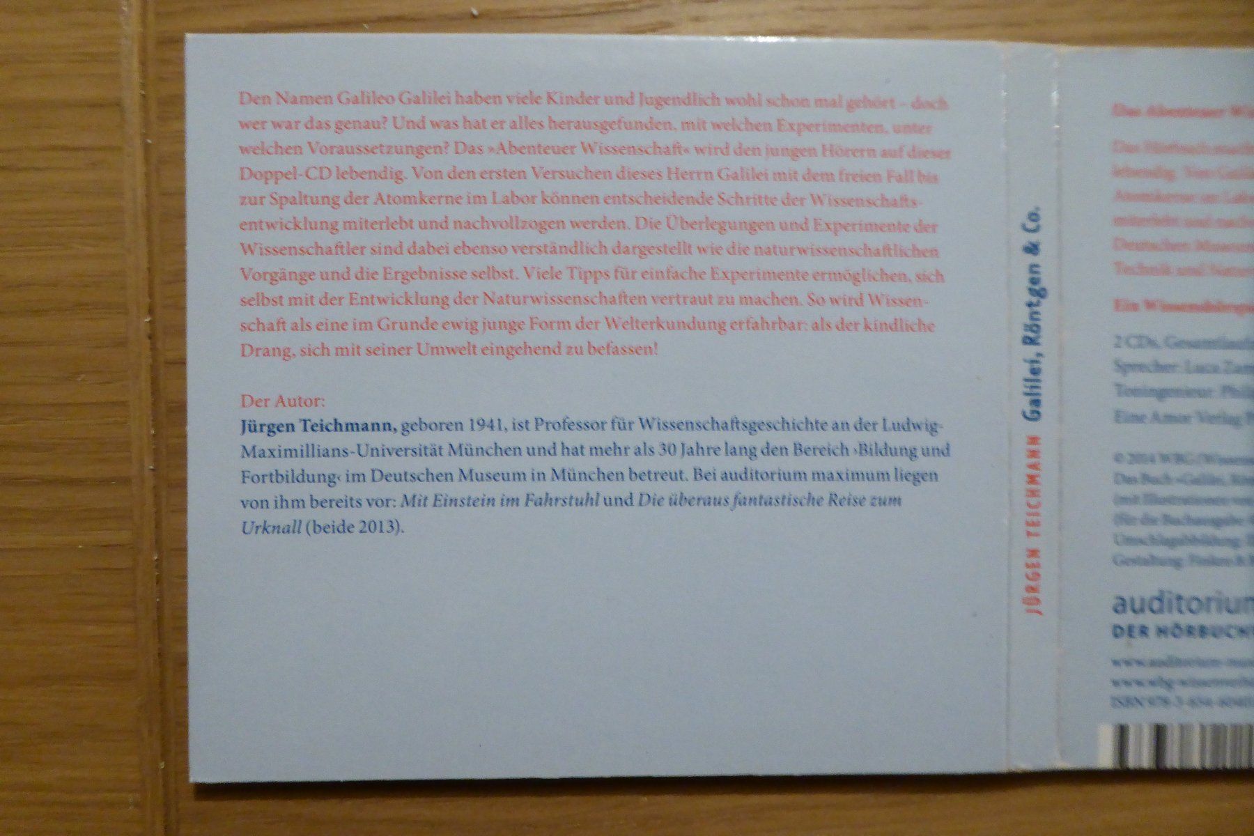 CD: 2x CD Galileo Röntgen & Co – Usato da Allschwil venduto da Summelsarium 2