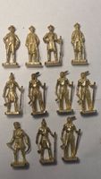 Ü-ei Metall Indianer und cowboys Konvolut gold (2)