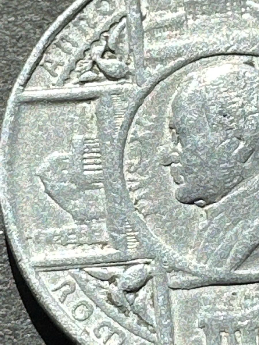 Medaglie: Religiöse Medaille Roma 1925 Muttergottes silberfarben – Usato da Berikon venduto da Rueegg4 4