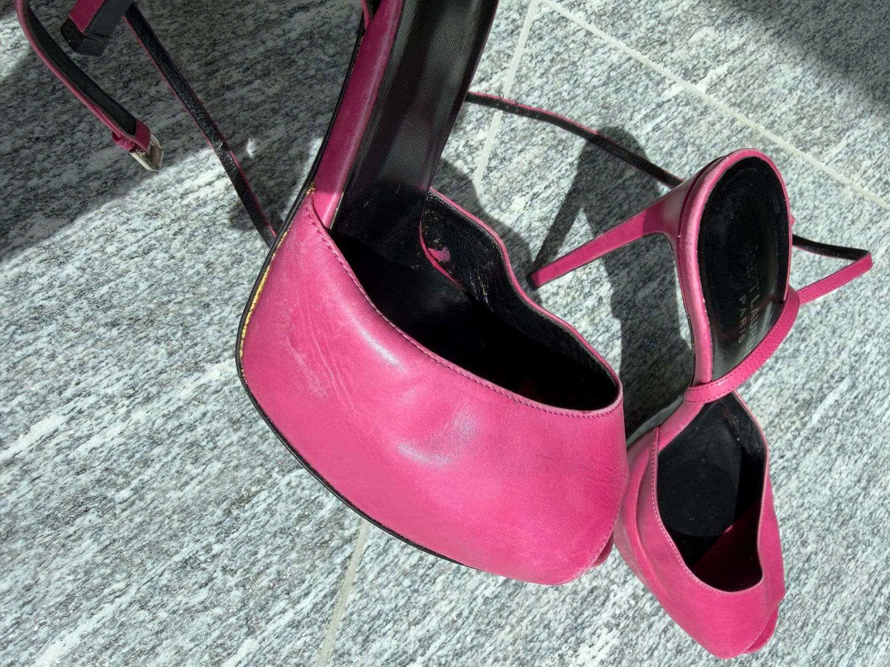 Saint Laurent Scarpe da donna: Saint Laurent Leder Sandalen 40 Gr. – Usato da Stäfa venduto da Alesenka 2