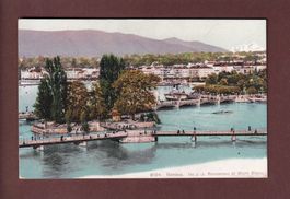 GENEVE - Île Rousseau - 1912
