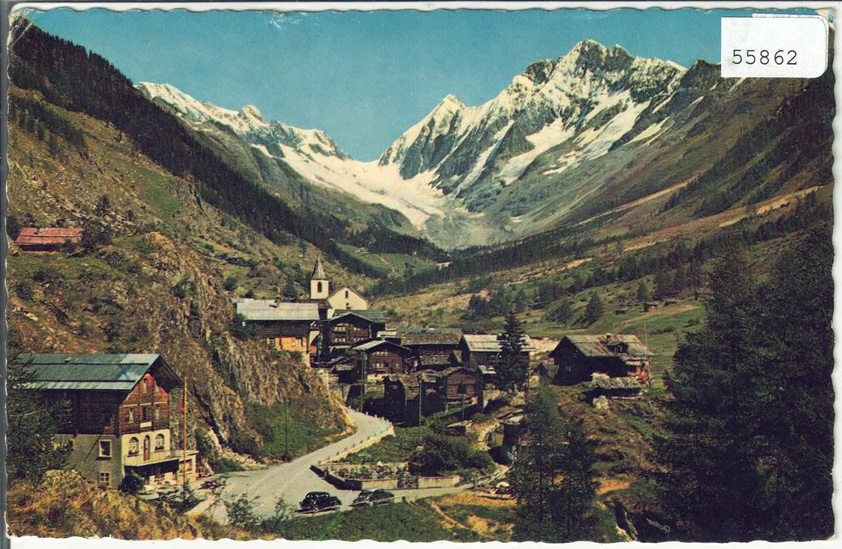 Cartoline postali: Blatten im Lötschental - Pension Breithorn – Difettoso da Ettingen venduto da Kartenplanet