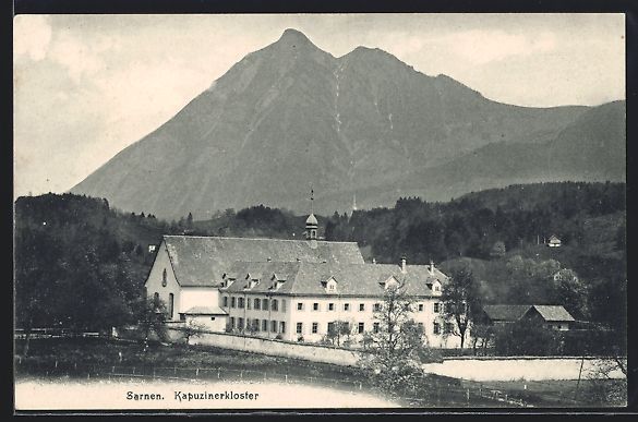 Cartes postales: AK Sarnen, Kapuzinerkloster – D'occasion à Berlin par bartko-reher