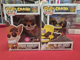 Funko Pop Crash Bandicoot & Dr. Neo Cortex - Lot de 2! (54)