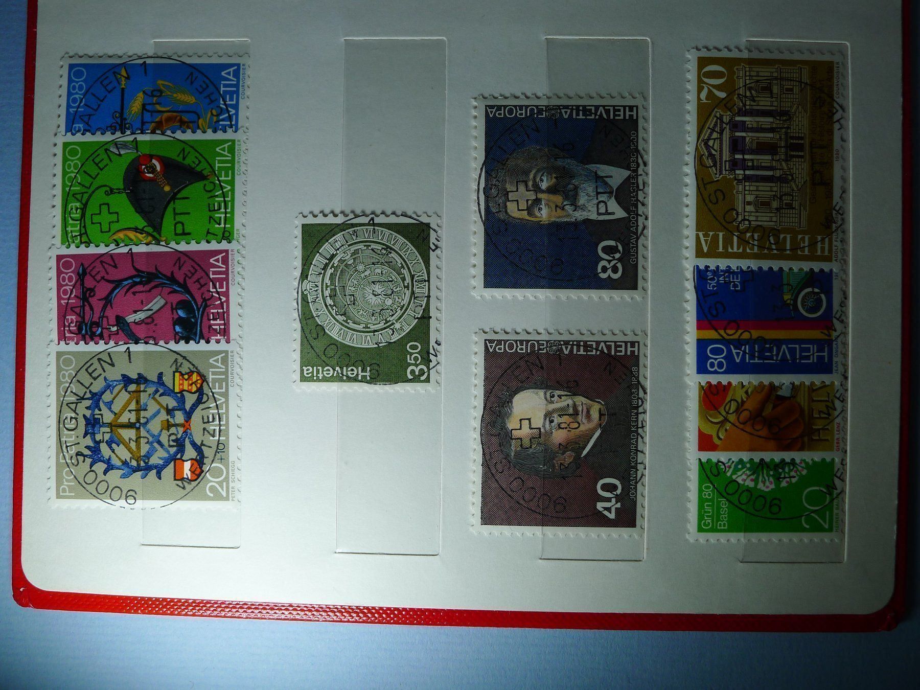 Alle Briefmarken: 1980 Schweizer Postmarken mit Vollstempel – Gebraucht aus Dagmersellen von sli72 6