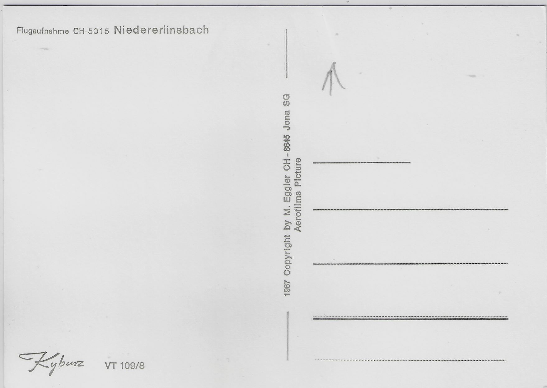 Cartoline postali: Flugaufnahme Niedererlinsbach SO – Antico da Ettingen venduto da Kartenplanet 1