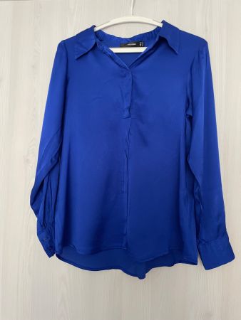 Damen Bluse Hallhuber blau Grösse 38 guter Zustand
