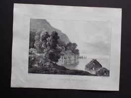 Vue du village de Meillerie Lac Leman