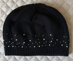 Camaieu Mütze mit Glitzersteinen