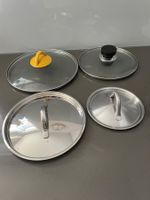 Deckelset Metall und Glas 4 Stk.
