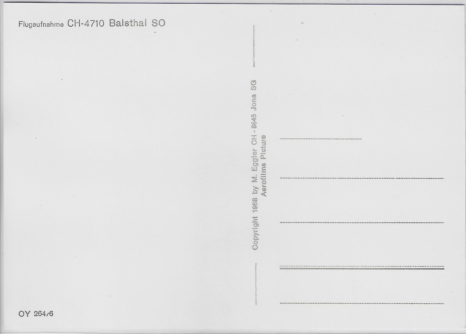 Cartoline postali: Flugaufnahme Balsthal SO – Antico da Ettingen venduto da Kartenplanet 1
