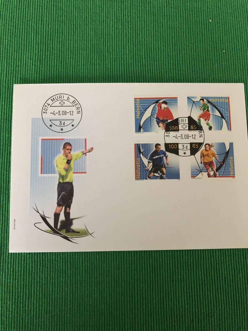 Alle Briefmarken: 2008 Sondermarke "Aktivfussball" – Gebraucht aus Horw von Luki49