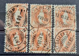Stehende Helvetia 96A 6x